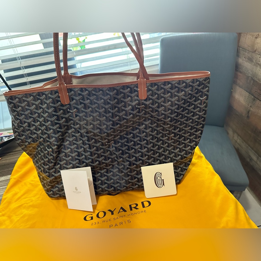 Goyard Saint Louis GM- black and tan